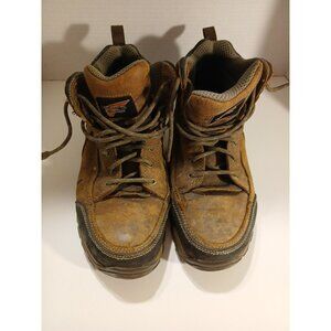 Red Wing 6692 Men’s Work Boots 10.5 Safety Toe Brown Leather Slip Resistant